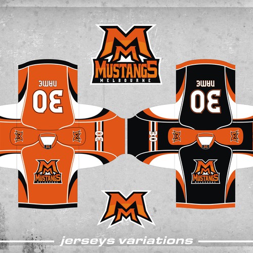 logo for Melbourne Mustangs Ice Hockey Club Logo design contest