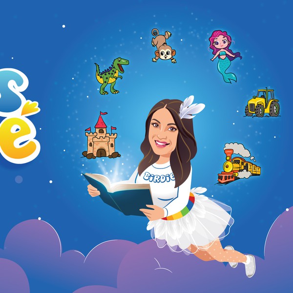 Logo design - Books with Birdie