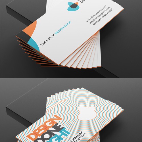 Business Card for DesignGurus.com Design by Birendra Chandra Das