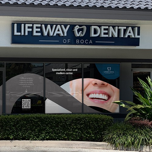 Dental Office Window Decals Design by IGD - Estudio ⭐️