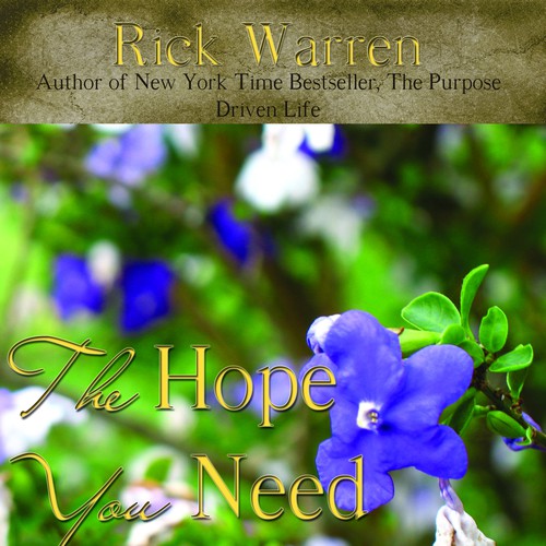 Design Rick Warren's New Book Cover Design réalisé par mothe13