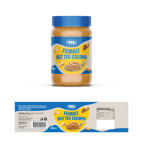 We need a Peanut Butter label that stand out. Design by Rumon79