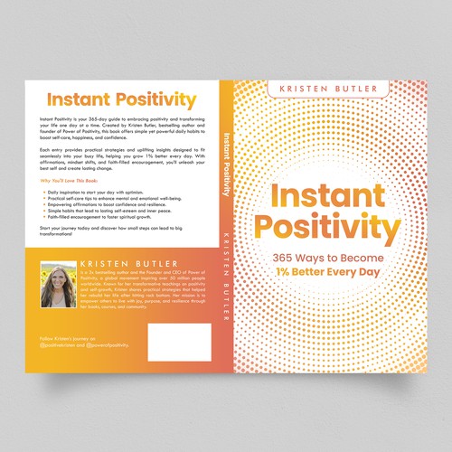 Design Powerful Book Cover for HUGE BRAND, Power of Positivity Design by Yna
