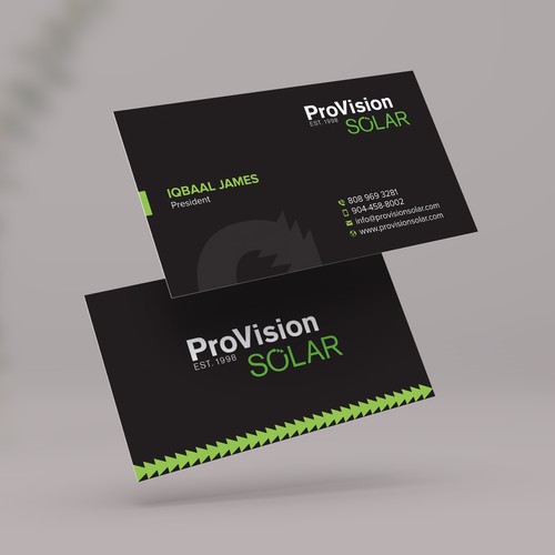 Solar Business Cards Design by Shila Rani Das