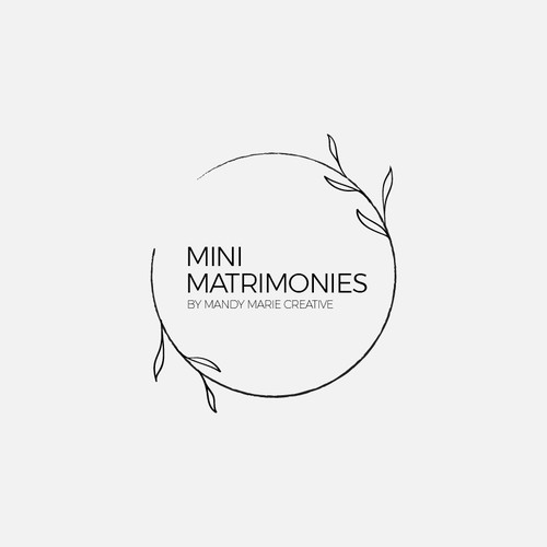 Mini Matrimonies Logo Needed For Micro Wedding Ceremonies! Design by mikropolka