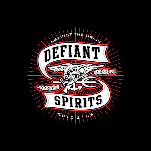 Help Defiant Spirits/ Defiant Distillery with a new logo Design by TimZilla