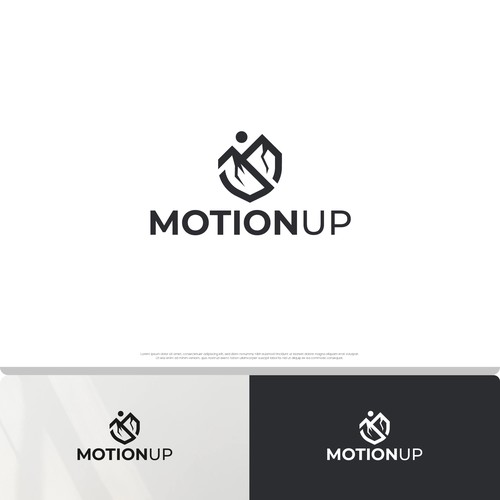 Motion Up / Mountain Sports Coaching logo Design by AjiCahyaF