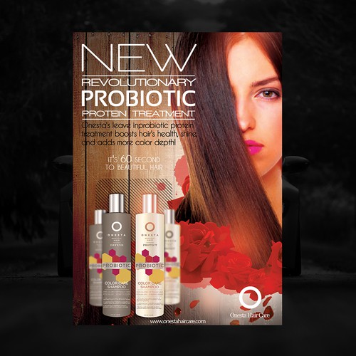 Onesta Hair Care New Product Poster Postcard Flyer Or Print