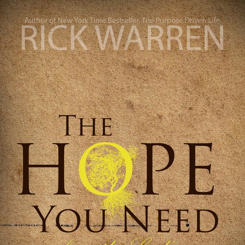 Design Rick Warren's New Book Cover Diseño de theswizzle