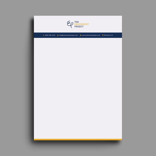 Clean, simple note design, The Endowment Project Design by Hasanssin