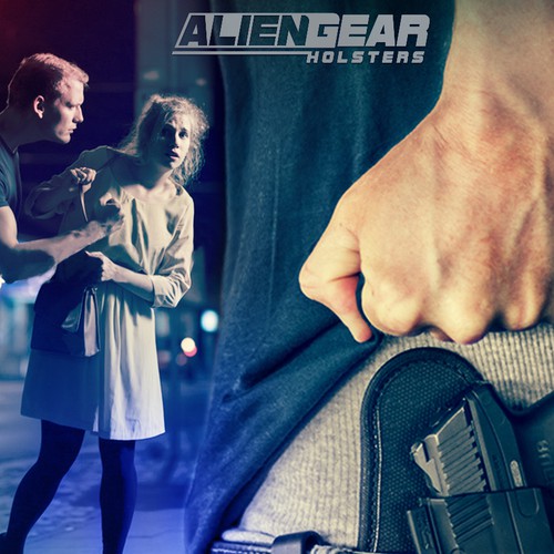 Mobile & Desktop Wallpaper Designs for Alien Gear Holsters Design by Umit Uzun