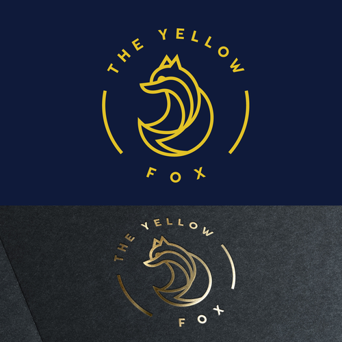 The Yellow Fox Design by Evanscrea™