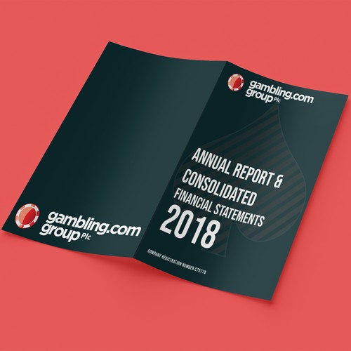 Annual Report Cover for Gambling.com Group Ontwerp door mr.grapher