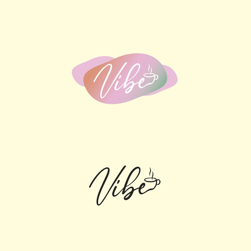 Logo design for VIBE cafe a modern good vibes cafe Design by jazamigo