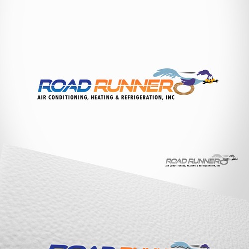 logo for Roadrunner Air Conditioning, Heating & Refrigeration, Inc. Design by Idéacraft