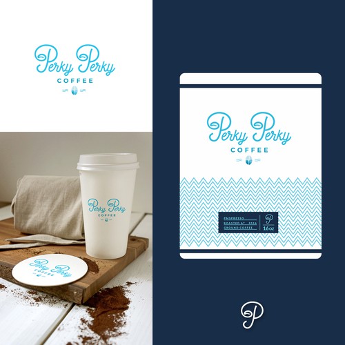 Perky Perky, Coffee Designed for Women Design von -Djokic-