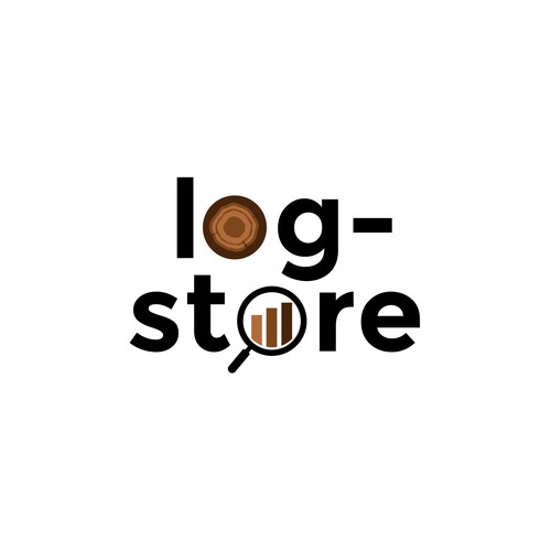 Simple log-store logo Design by yudilima