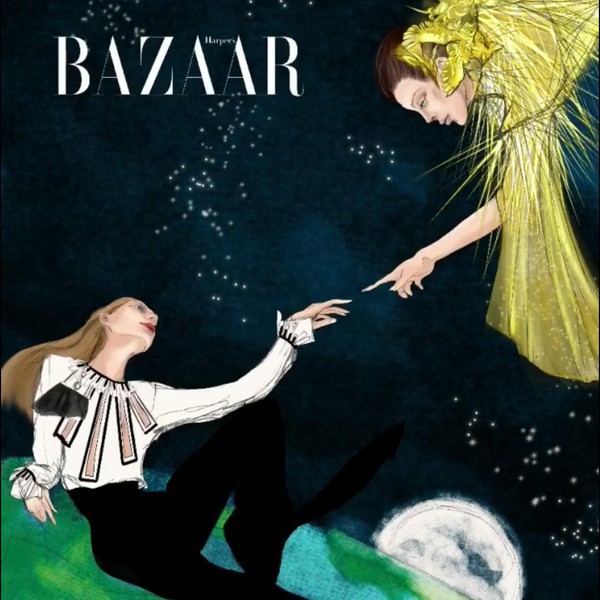 Harpers Bazaar Cover Art | Editoria;
