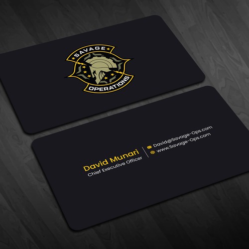 Business Card & Letterhead for Armed Security Agency Design by Design_SKR
