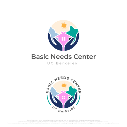 Design a dynamic logo for a transformative center addressing basic needs of college students Design by ObahOlah✅