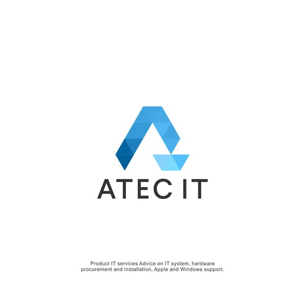 Design by JinxPro® titled "Letter A Geometric Logo"