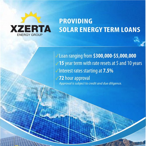Flyer design for a Solar Energy firm Design by Neonka