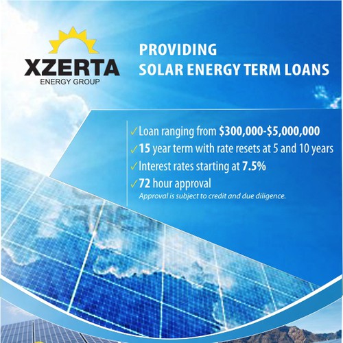 Flyer design for a Solar Energy firm デザイン by Neonka