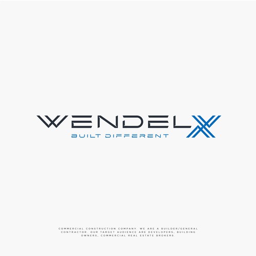 Luxury Logo Design for Wendel X — A Premium Construction Brand Built Different Design by NouNouArt