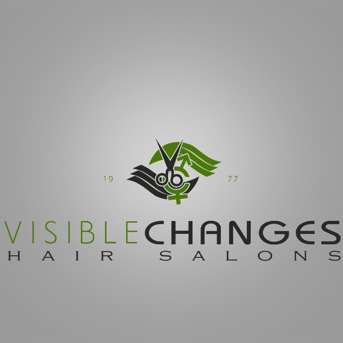Create a new logo for Visible Changes Hair Salons デザイン by bryanART