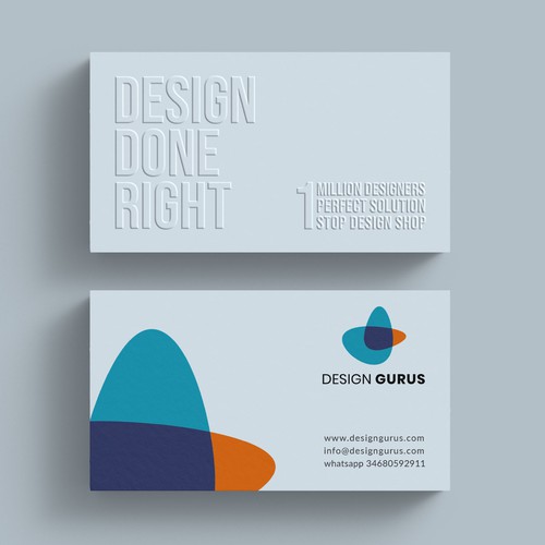 Business Card for DesignGurus.com Design réalisé par IK_Designs