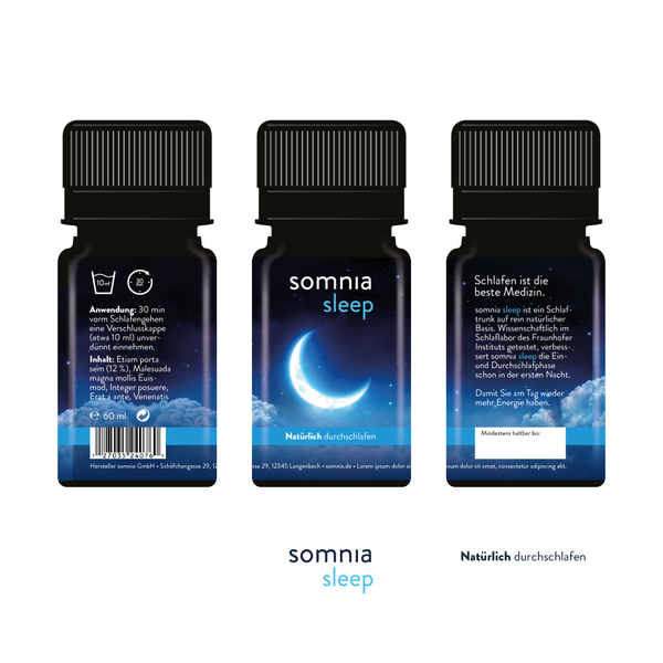 Design by renvert titled "somnia sleep sleeping potion"
