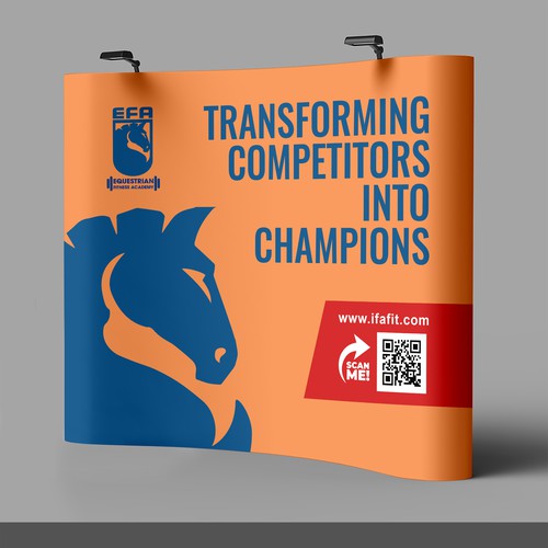 We need an amazingly classic and timeless banner for equestrian fitness academy Design by dezignedge*