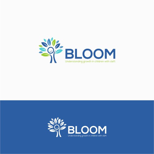 A sweet, child friendly logo that appeals to new parents focused on growth and health Design by Logood.id