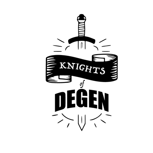 "Knights of Degen" Logo and Branding Design by SIBSᵃʳᵗ