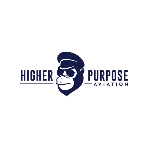Higher Purpose Aviation Design by Custom Logo Graphic