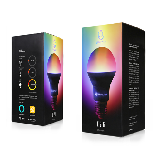 We need to create a sophisticated package for smart lamps. Design by Light_Breeze