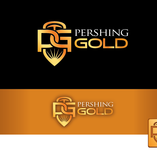 New logo wanted for Pershing Gold Réalisé par SpaceStudios