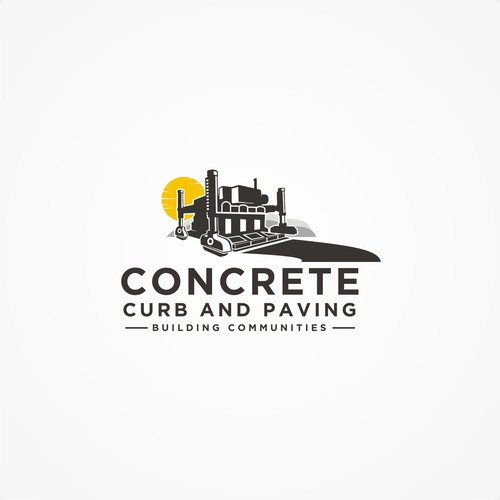 Concrete Curb and Paving- Modern Slipform Paving Subcontractor Design by Pajero_Yaya