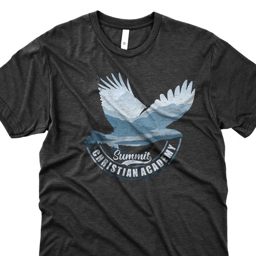 Creative Eagles T-shirt for School Design by outleave