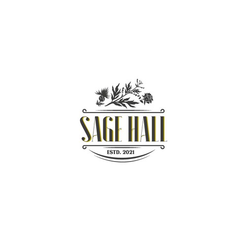 Sage Hall - Country Swing Dance & Wedding Venue Logo Design by Mararti