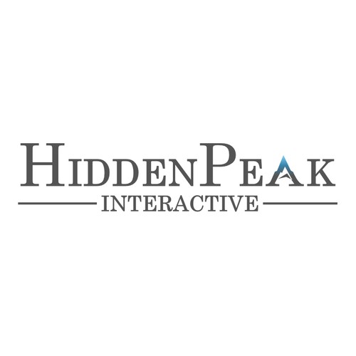 Logo for HiddenPeak Interactive Design by alexandr00