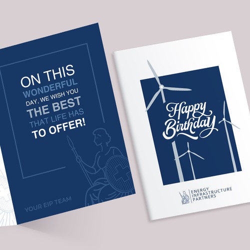 Corporate Birthday Card Design por d p design