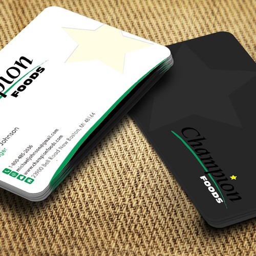 Design A New Business Card, Win The Prize!! Design by milos9399