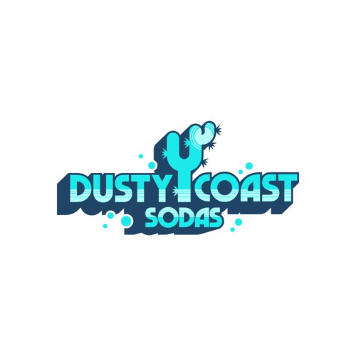 Logo for 80s and 90s soda drinks Design by Carlos Arriaga