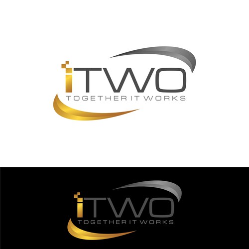 Design a world-class logo and business cards for iTWO Design by den.b