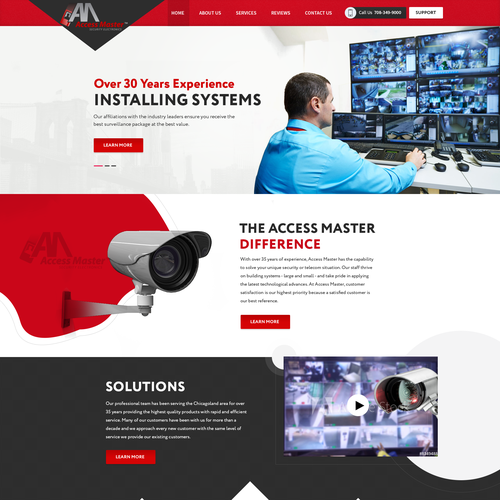 Landing Page - Access Master Design by win2010