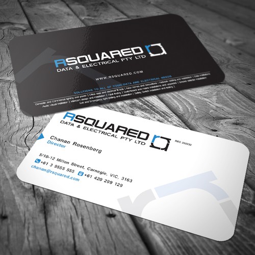 Design di Help RSQUARED DATA & ELECTRICAL PTY LTD with a new stationery di Cole.