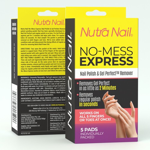 Nutra Nail Gel Remover Design by -RD-