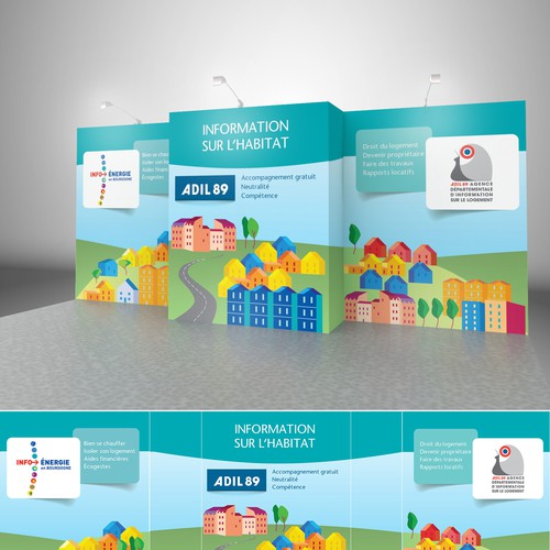 Trade Show Booth Design for non-profit organization Design by trogled