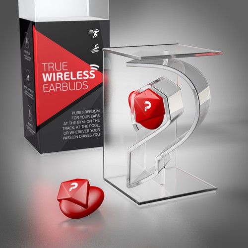 Phazon (wireless earbuds) needs an outstanding packaging Design by cabinet